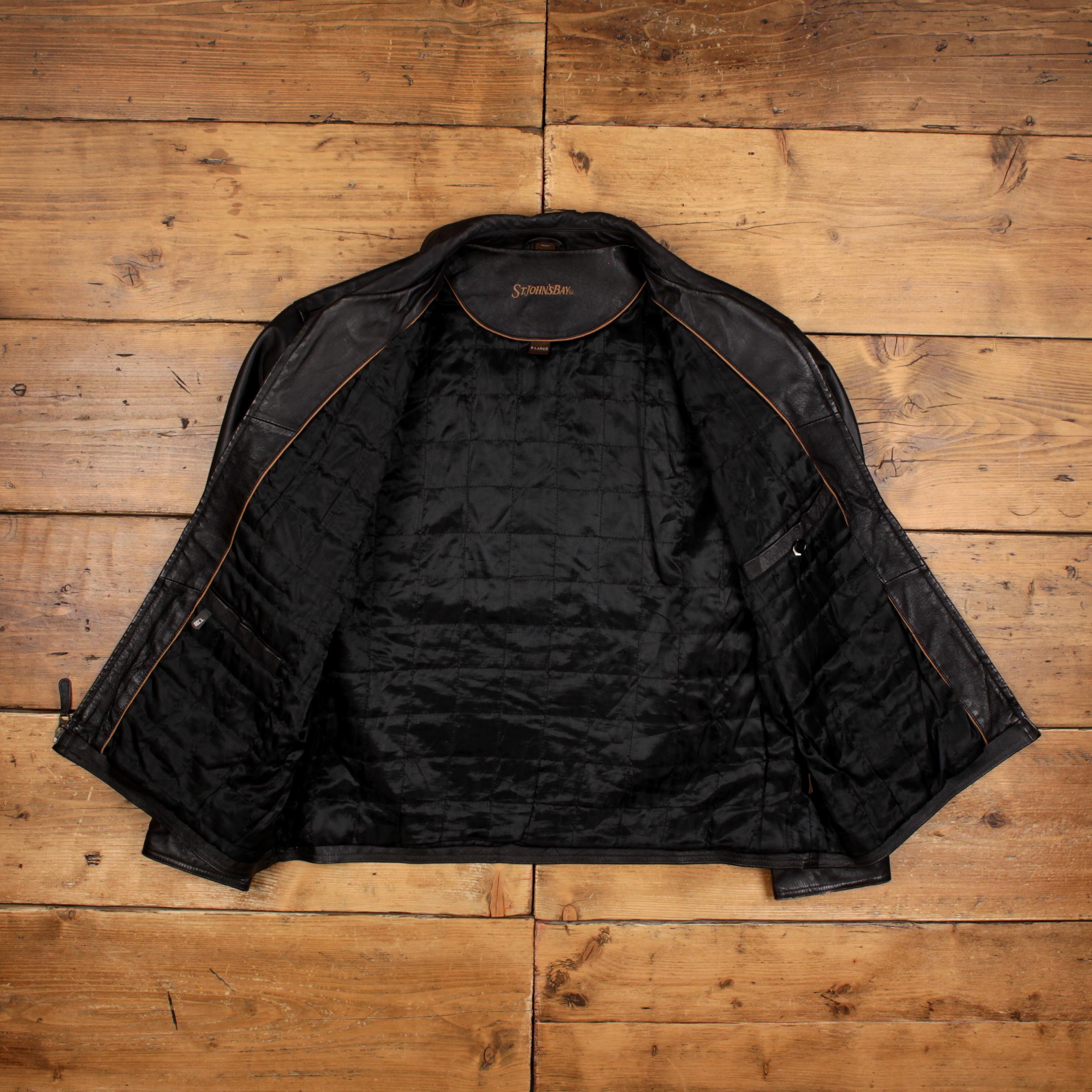 ジャケット・アウター 90s 00s ST JOHN'S BAY Leather Jacket 90〜00s【St John's Bay】Leather Jacket | the Holic vintage clothing