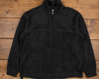 Vintage 90s Columbia Dark Beige Fleece-lined Jacket - Outdoors
