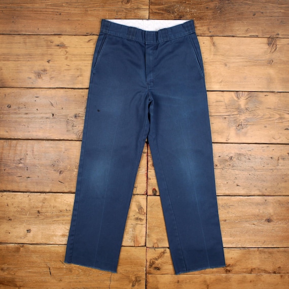 濃紺　80s TALON Dickies USA製 ペインターパンツ　デニム 80's ディッキーズ デニムペインターパンツ 濃紺 表記(38x32) USA製