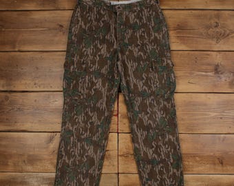Pantalones de caza vintage Realtree, 36 x 32, rectos, color marrón, para hombre, fabricados en EE. UU.