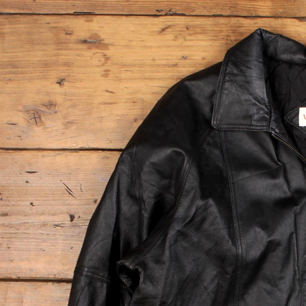 Vintage Venezia Leather Jacket XL 90s Over Coat Black - Etsy