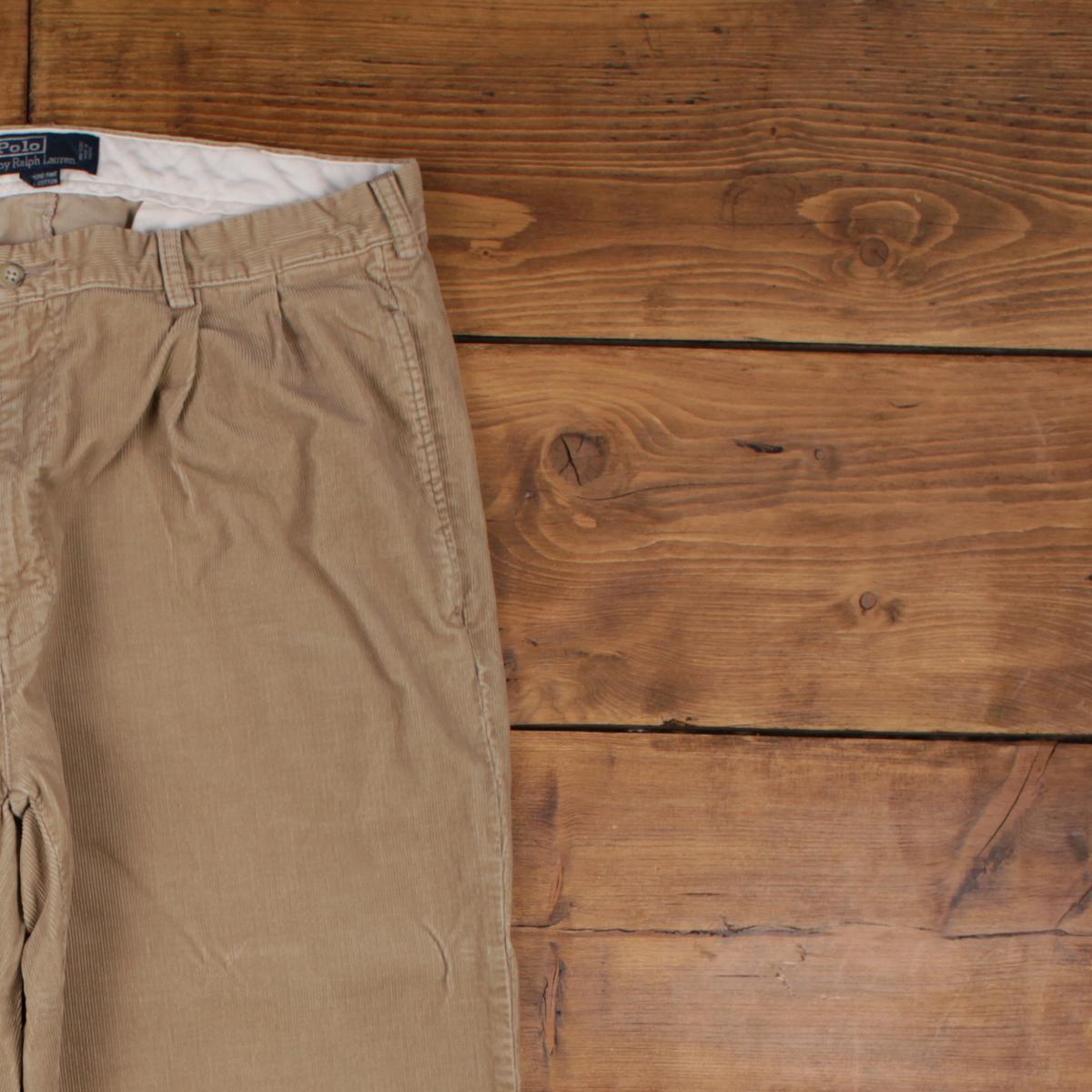 Vintage Polo Ralph Lauren Cord Corduroy Pants Trousers 38x30 90s