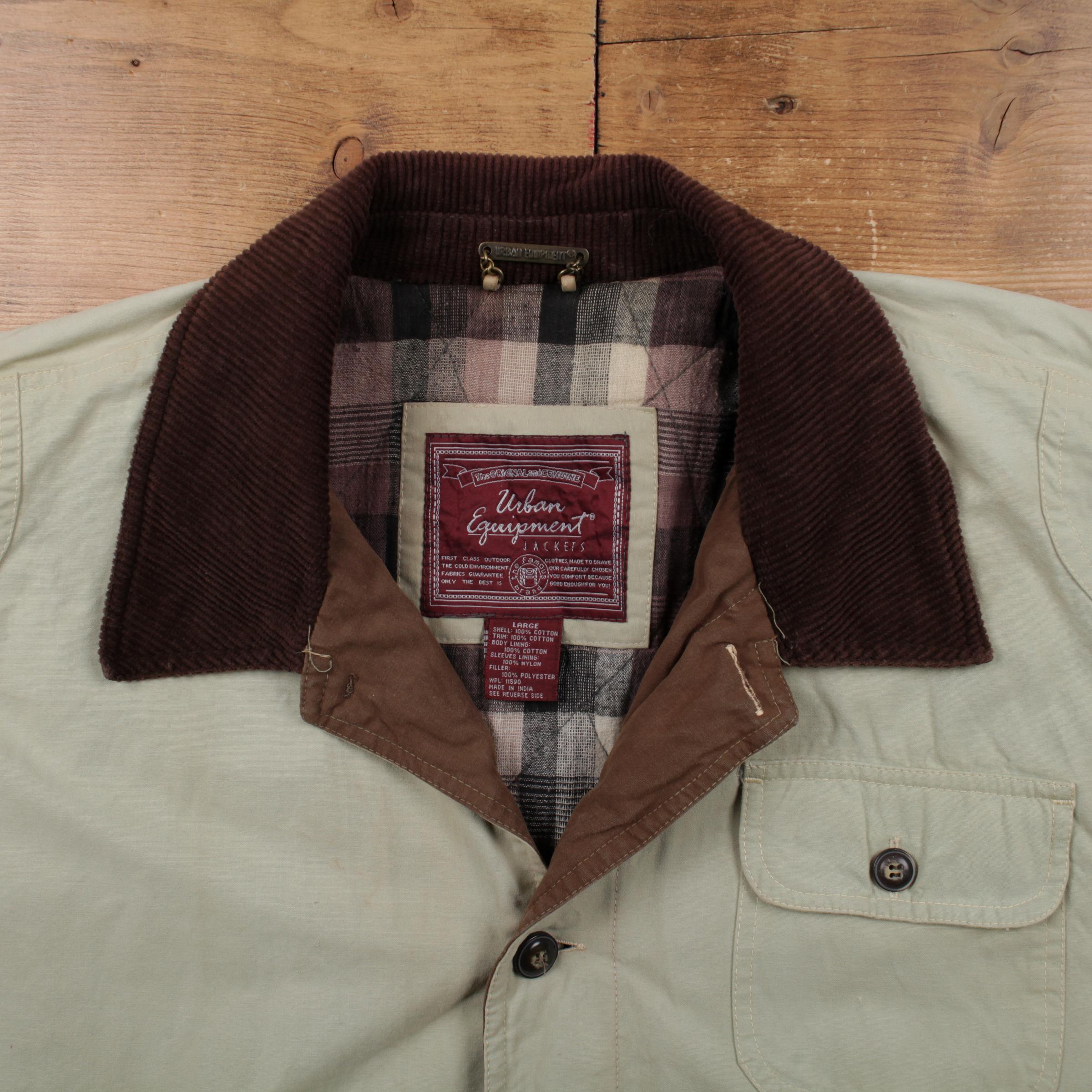 Vintage Urban Equipment Outdoor Jacket L 90s Blanket Lined Chore 