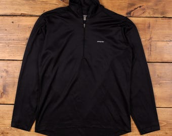 Medium / 1990s Patagonia Shelled Synchilla Jacket Navy Blue/grey