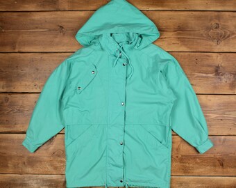 Vintage Current Seen Outdoor Jacket M 80s Green Womens