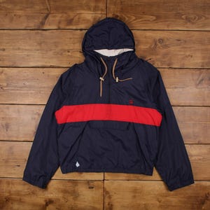 Vintage Charles River Windbreaker Jacket XL Blue