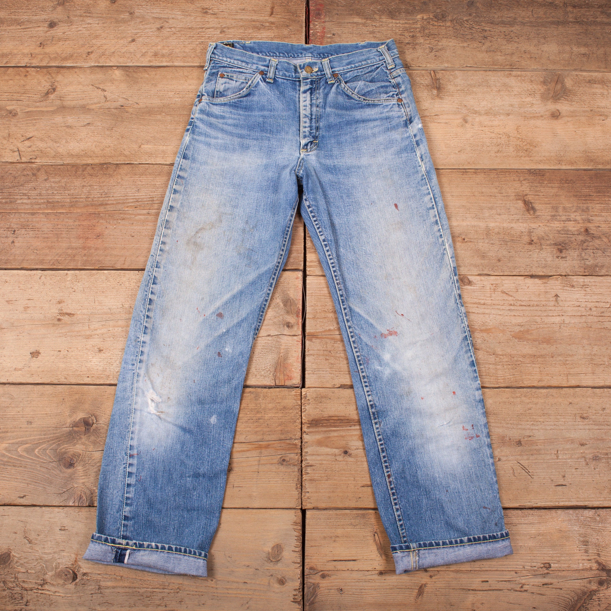 Vintage Lee Selvedge Jeans 32 X 33 60s 