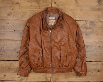 ヴィンテージ オレグ カッシーニ レザー ジャケット XL 80年代