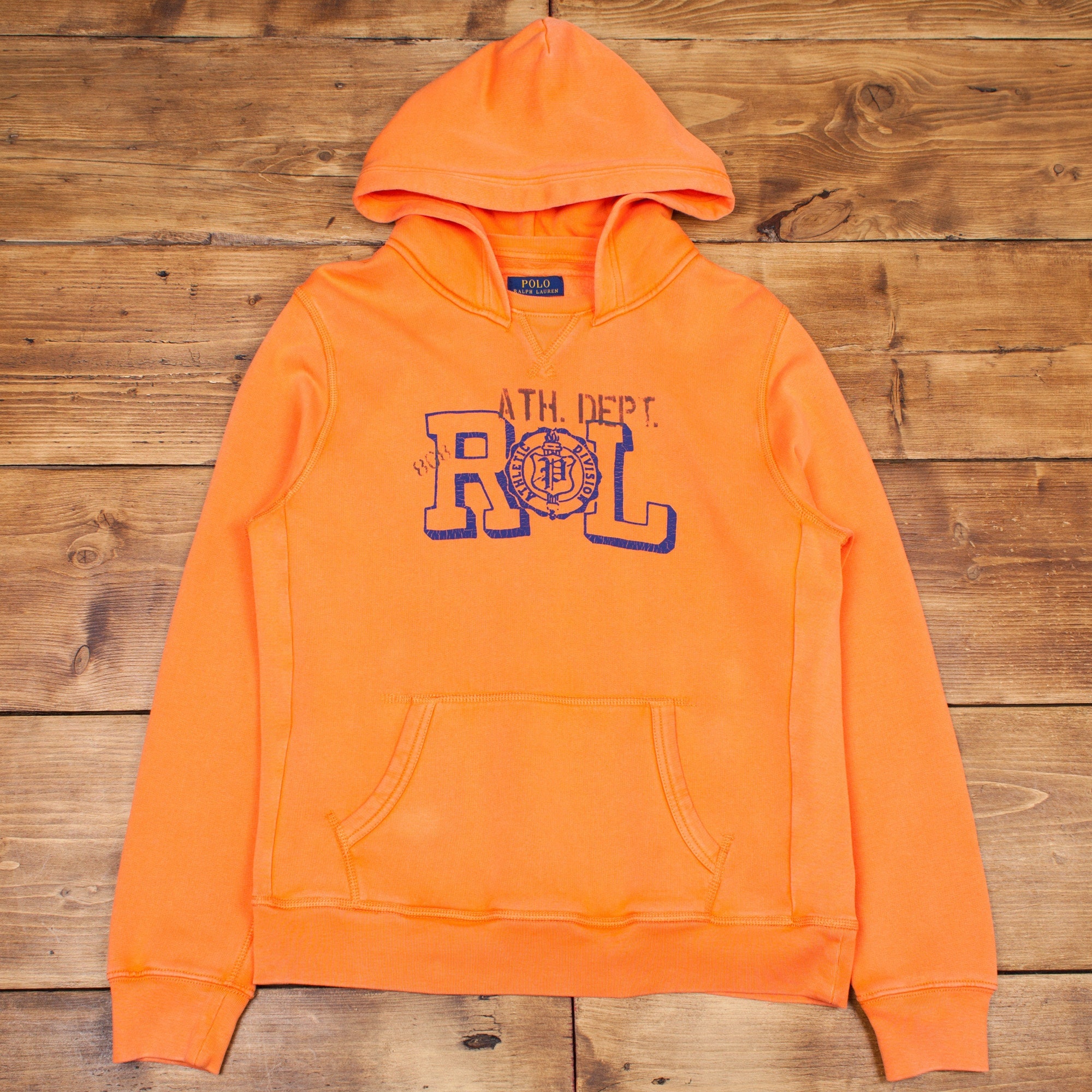 Vintage Ralph Lauren Polo Hoodie Medium Orange Graphic - Etsy Sweden