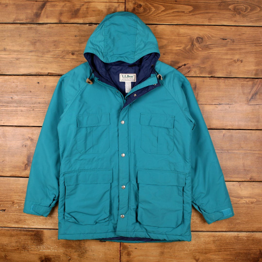 Vintage L.L. Bean Baxter State Parka Jacket L Womens 80s Green