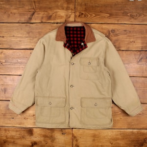 Vintage Old School Sportswear Workwear Jacket XL Red