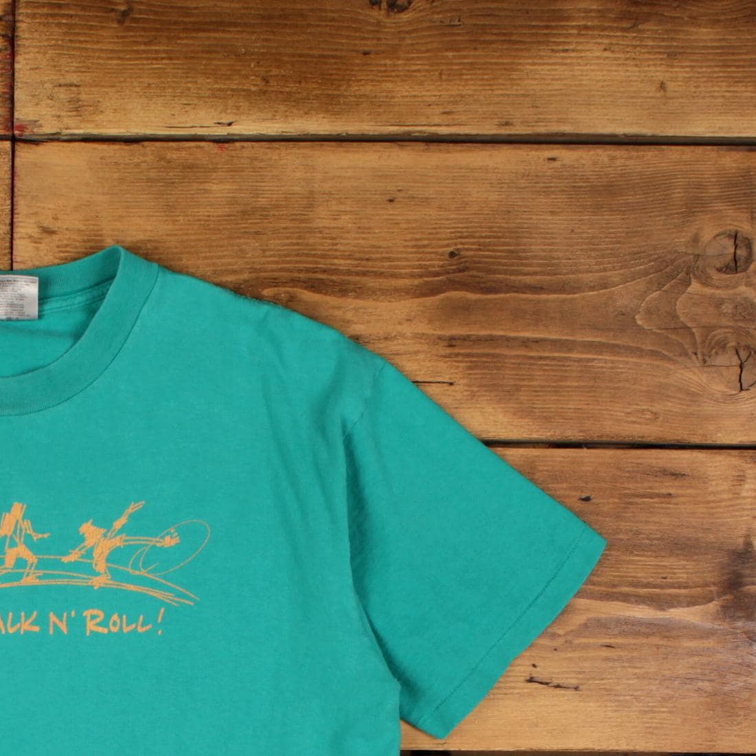 Vintage Oneita Single Stitch T Shirt Graphic XL 90s USA Made Bike