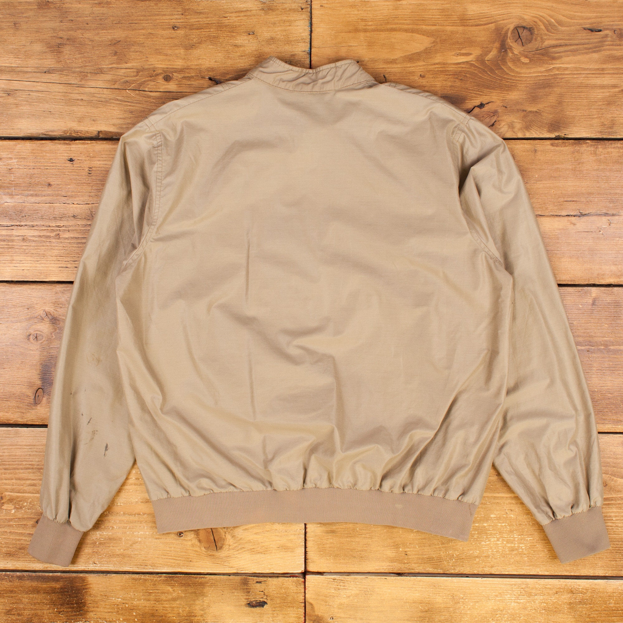Vintage Wool Blend Bomber Jacket Mens L Black San-Felice