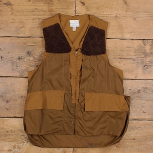Vintage American Field Sportswear Väst S Herr 70-tal Brun USA Tillverkad Jakt