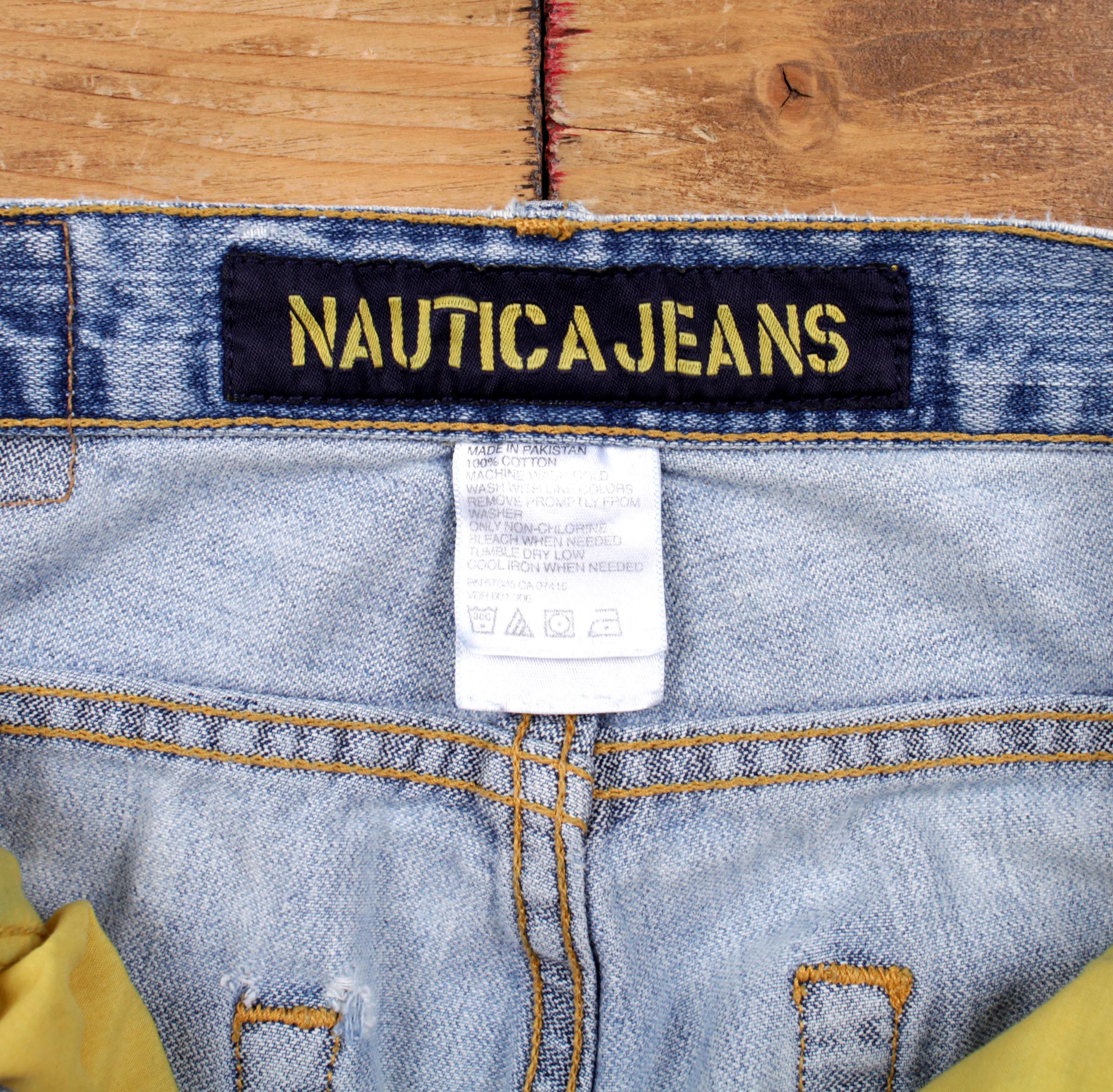 Vintage Nautica Jeans Pants Trousers 30x32 Y2K Baggy Unisex