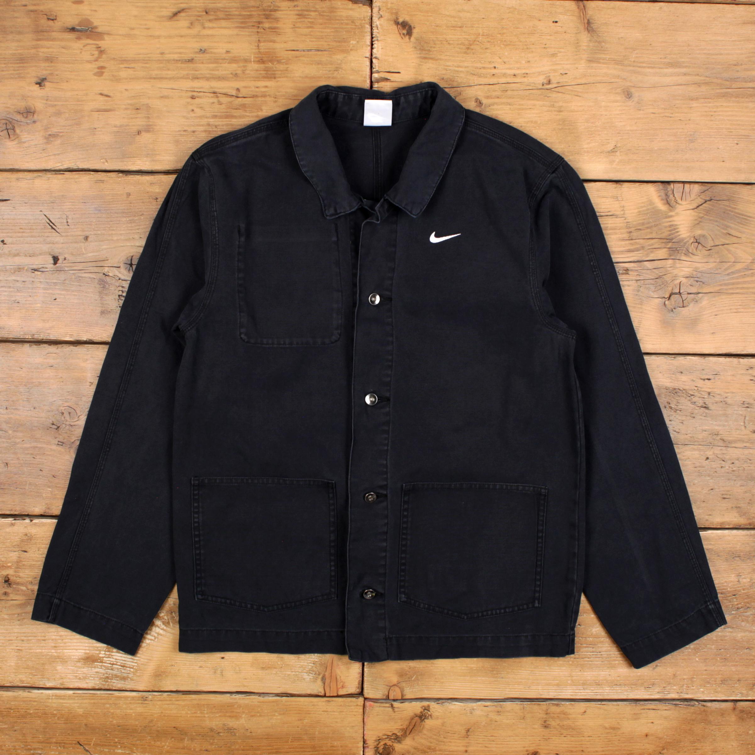 Vintage Nike Workwear Jacket XS Swoosh Chore Coat Blue - Etsy