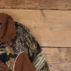 Mossy Oak Fleece Sweatshirt L Womens Breakup Infinity Real Tree Camo Outdoor image 6