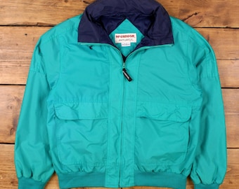 Vintage 90s Mcgregor Sportswear Bomber Jacket Full Zipper Made in