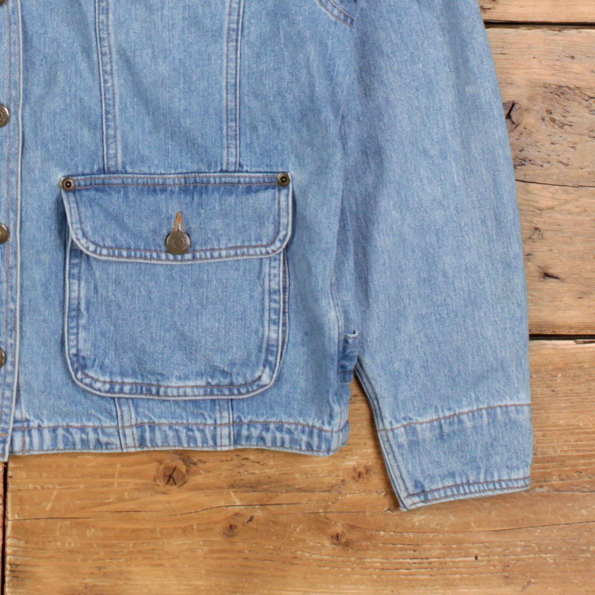 Vintage St John's Bay Denim Jacket M 90s Workwear Detachable