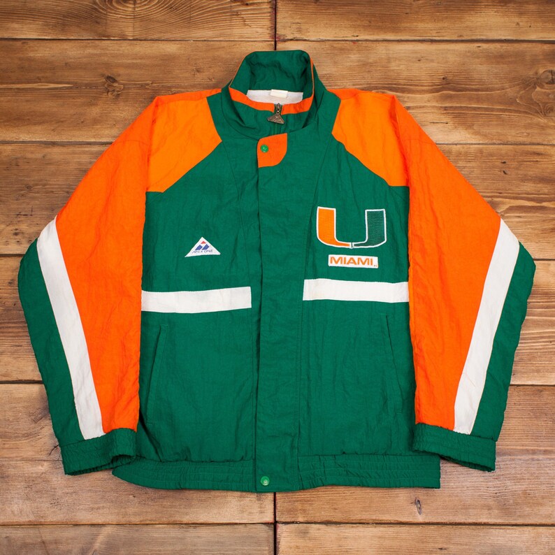 miami hurricanes varsity jacket