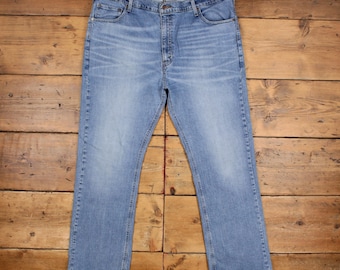 Levis Signature Bootcut Jeans 42x32 Blau Faded Stonewash-Denim