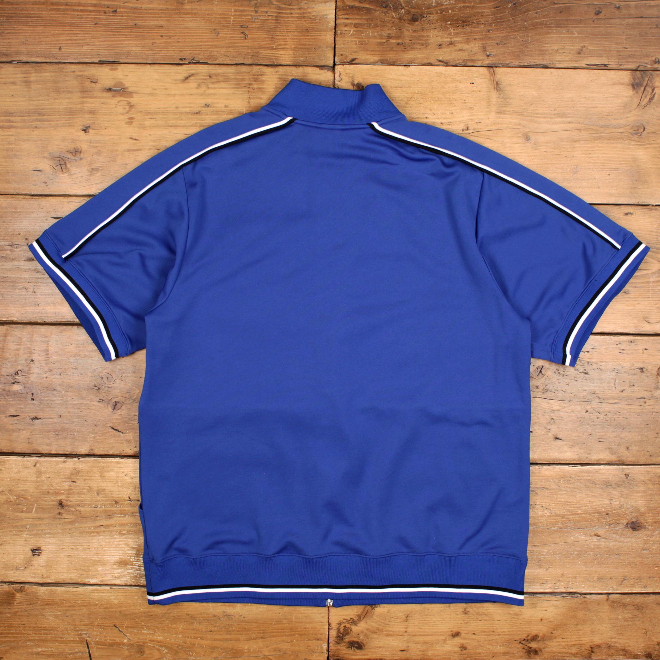 Vintage Nike Track Jacket XL Sports Short Sleeve Blue - Etsy