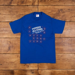 Vintage Softball Single Stitch T Shirt L 90s USA Made Graphic Print Tee R29375