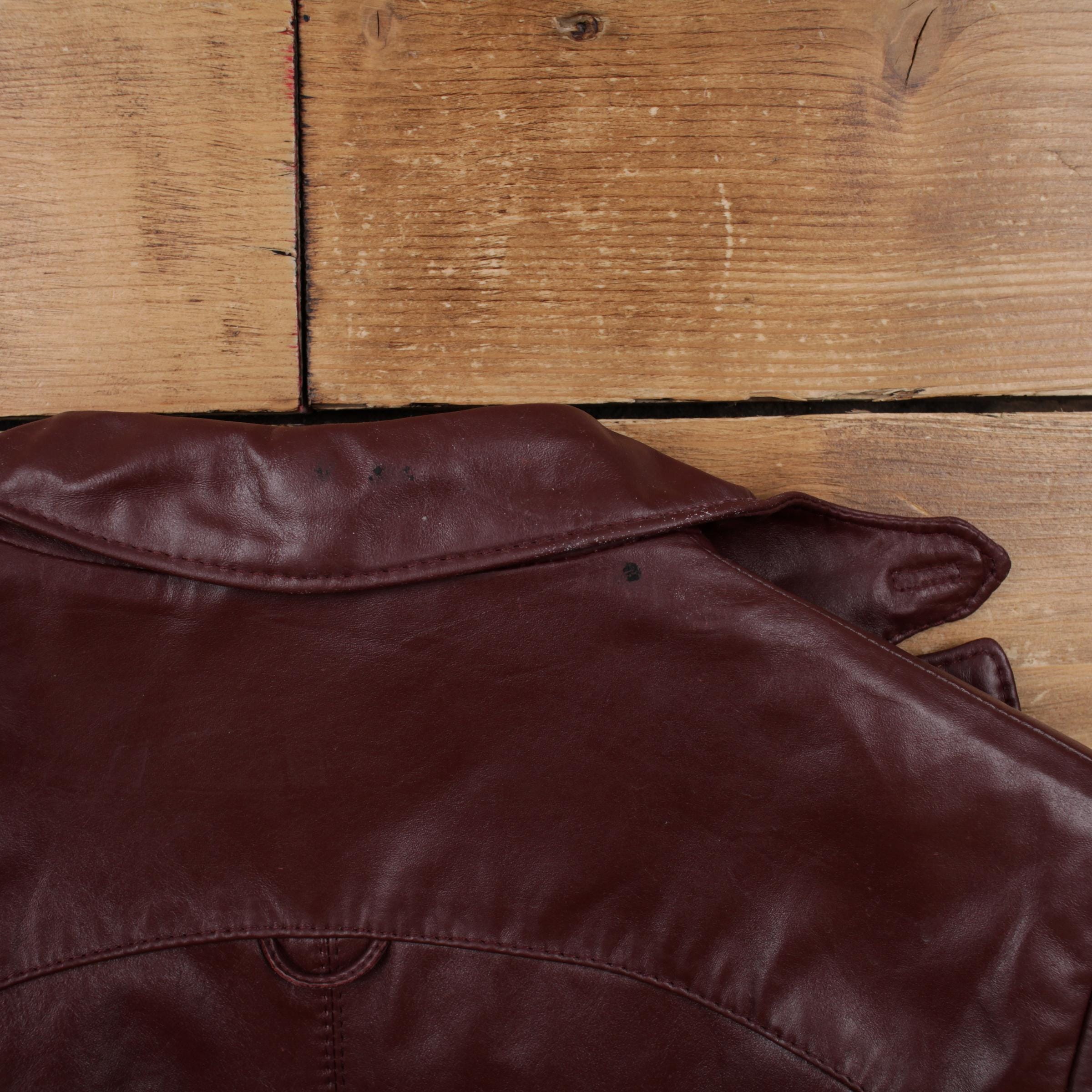 Vintage Etienne Aigner Leather Jacket S 80s Blazer Brown Womens - Etsy