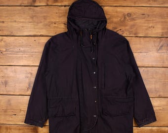 Vintage Polo Ralph Lauren Windbreaker Jacket L Blue Womens