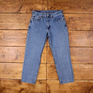 Vintage Levis 550 Jeans 32 x 29 Medium Wash Straight Blue Red Tab Denim