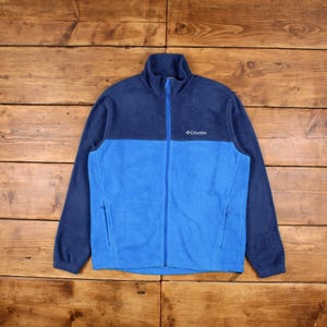 Vintage Columbia Outdoor Jacket L Fleece Fleece Blue