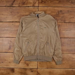 Vintage Lacoste Windjacke Jacke M 70er Jahre Izod Beige