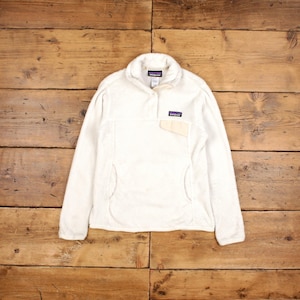 Vintage Patagonia outdoorjas XS Snap T fleece crème dames