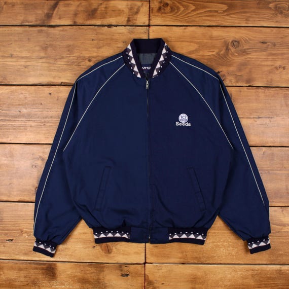 Vintage Swingster Bomber Jacket L 90s US Workwear USA Made Blue - Etsy