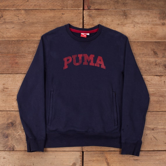Vintage Puma Spell Out Sweatshirt Large 