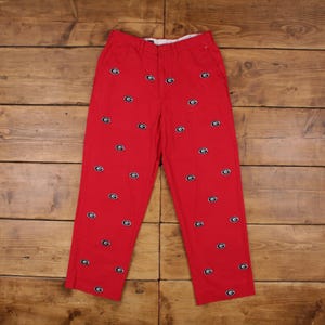 Vintage Pennigton & Bailes Chino Pants Trousers 32x29 University of Georgia
