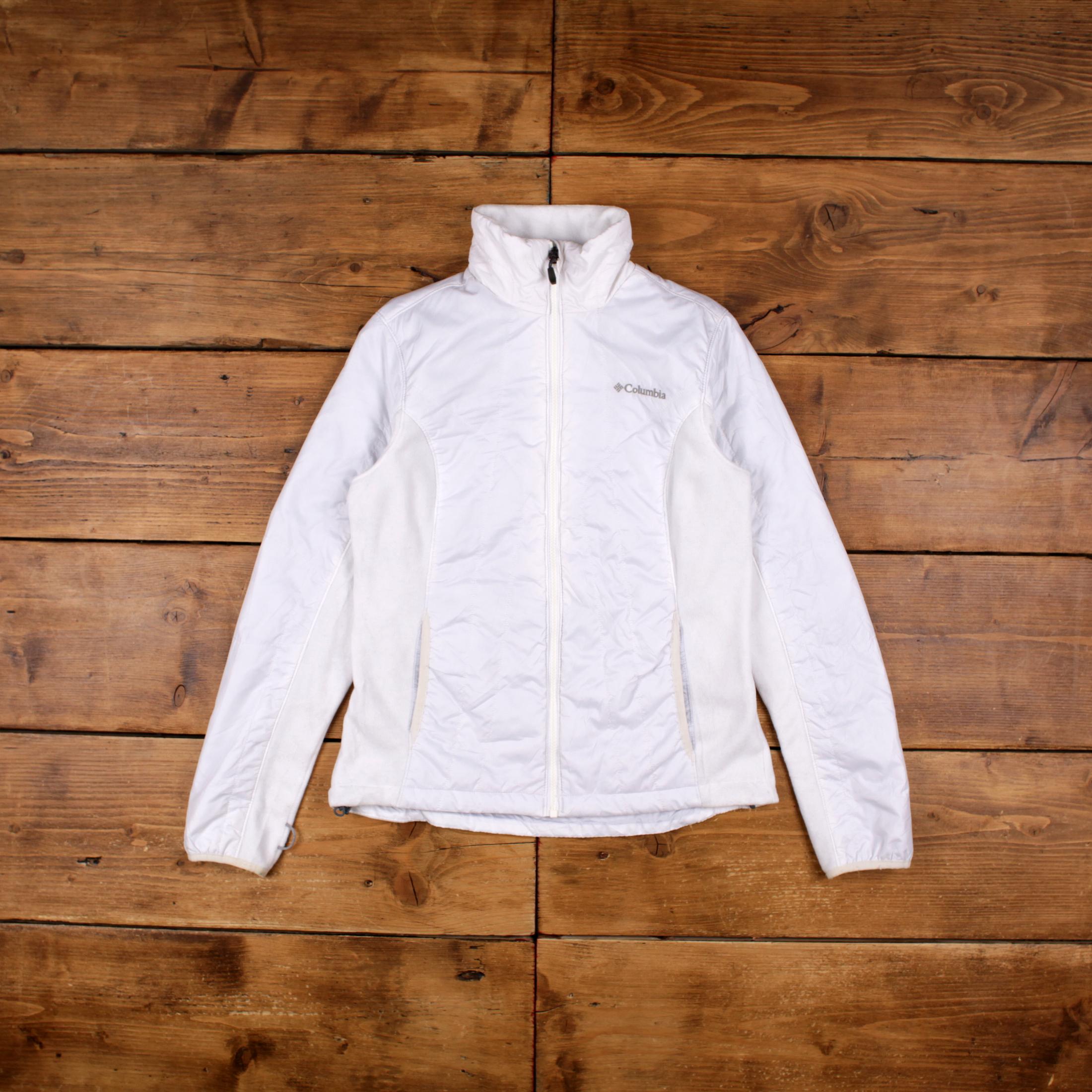M*様 Columbia ハーフジップジャケット S ホワイト Vintage Columbia Outdoor Jacket M Quilted Zip White Womens