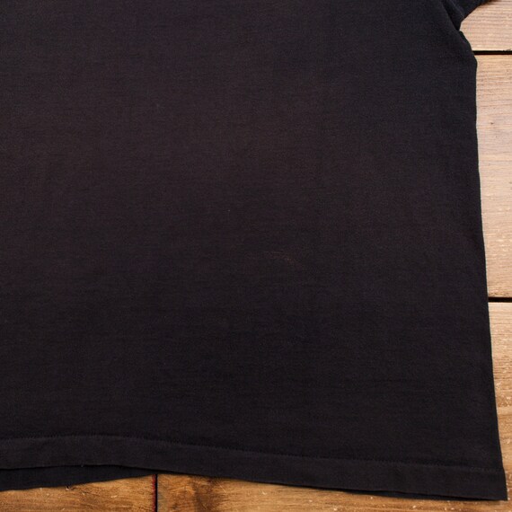 Vintage Single Stitch T Shirt Blank XL 90s USA Ma… - image 7