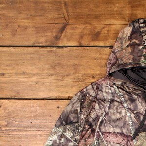 Mossy Oak Hoodie Sweatshirt 3XL Mens Camouflage Outdoor Hunting Brown image 4