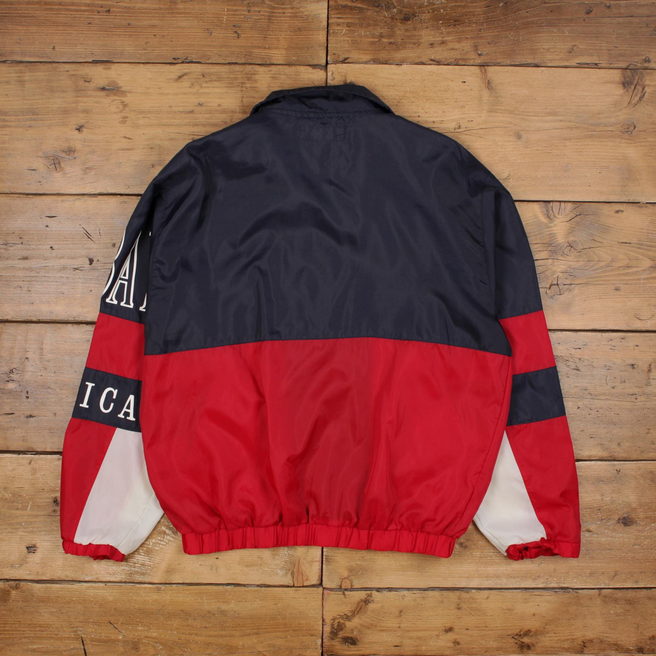 Vintage Billion Bay Windbreaker Jacket XL Colour Block Blue - Etsy