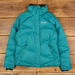 Vintage Columbia Outdoor Jacket L Puffer Teal Green Womens