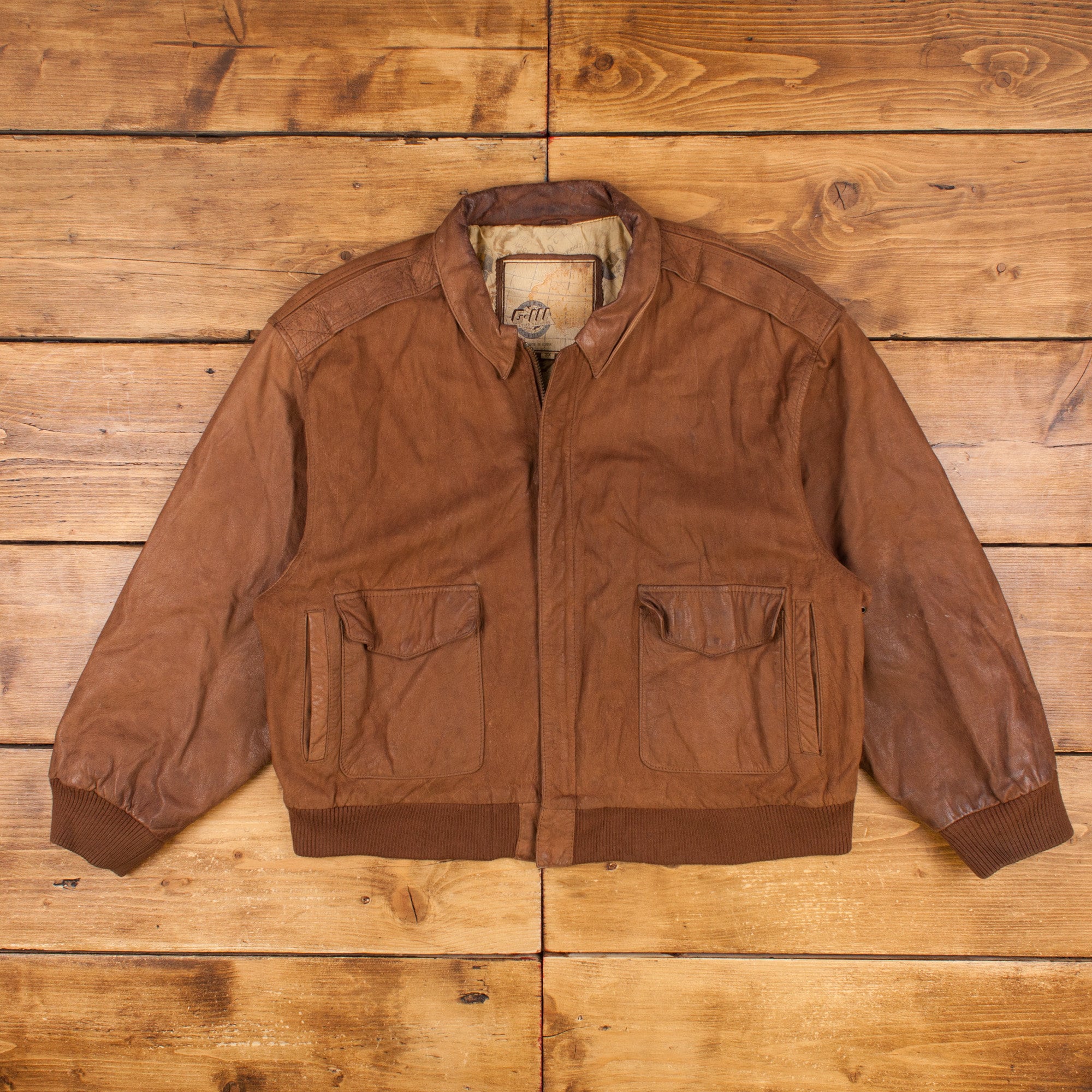 Vintage Global Identity Leather Jacket 3XL 90s Aviator Bomber G-III Brown Zip - Etsy Vintage Global Identity Leather Jacket 3XL 90s Aviator Bomber G-III Brown Zip - Etsy