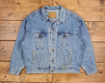Vintage Levi's Trucker Denim Jacket 70550 - Levi Strauss Jeans