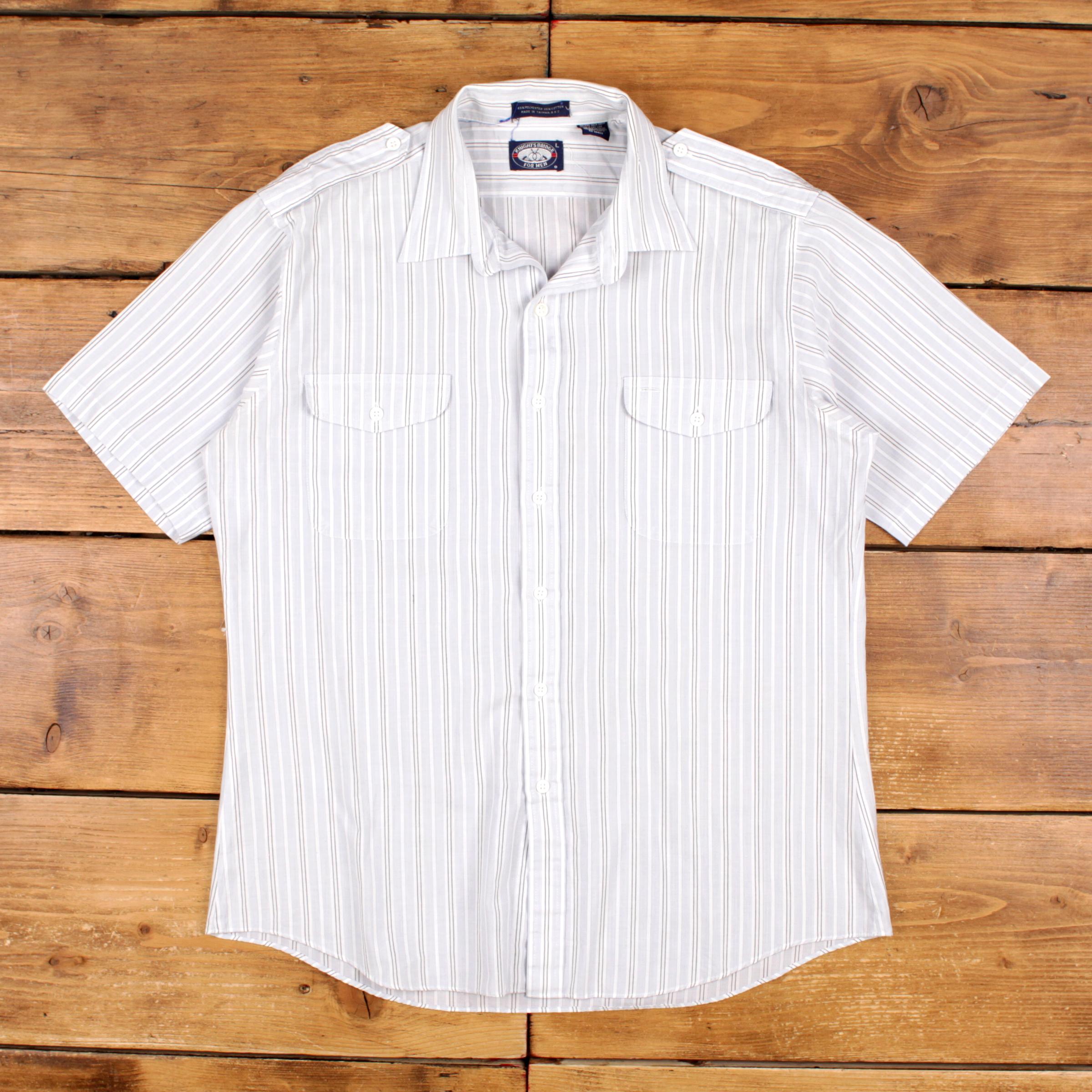 Chemise Hawaïenne Knightsbridge Bleu Clair Taille S - Occasion En Très Bon état, Manches Courtes
