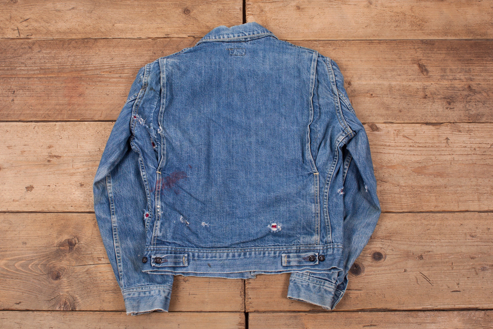 Vintage Big Smith Denim Jacket Small 50s Buckaroo Blanket - Etsy