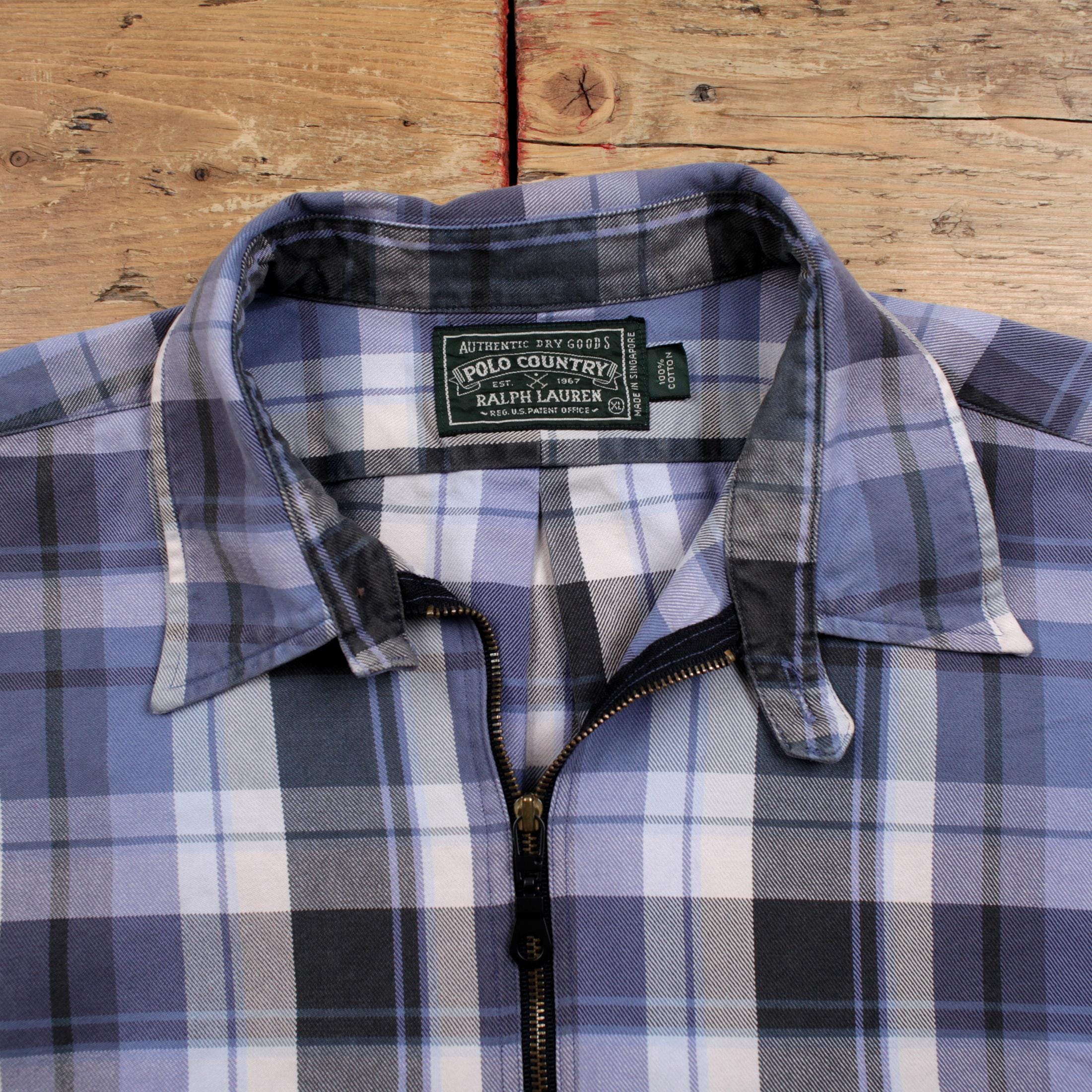 Ralph Lauren wool check Jacket 90’s OLD Vintage 80s Polo Ralph Lauren Plaid Wool Jacket Size Medium