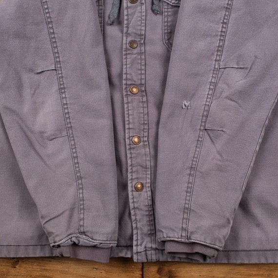 Vintage Wrangler Workwear Jacket M Canvas Quilt L… - image 4