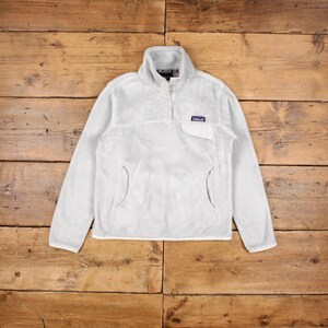 Vintage Patagonia Outdoor Jacket S Snap T Fleece Grey Womens