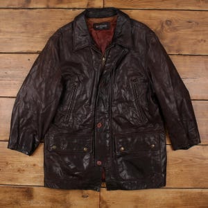 Banana Republic Leather Jacket - Etsy UK