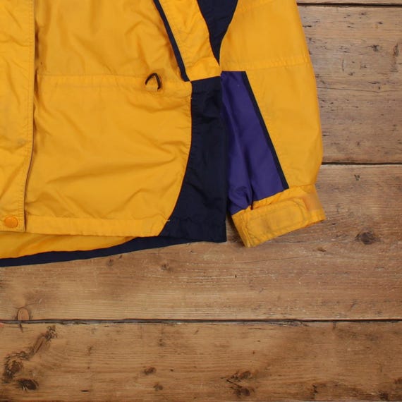 Vintage Columbia Outdoor Jacket XL 90s Windbreaker Yellow Womens